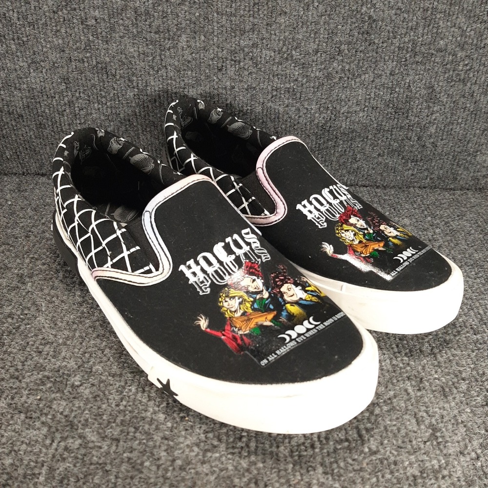 Disney Hocus Pocus Slip On Casual Shoes Sneakers Skateboard Size USA 7 EUR 38